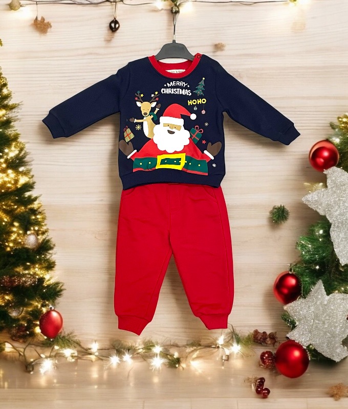 Santa Yılbaşı Erkek Bebek Takım