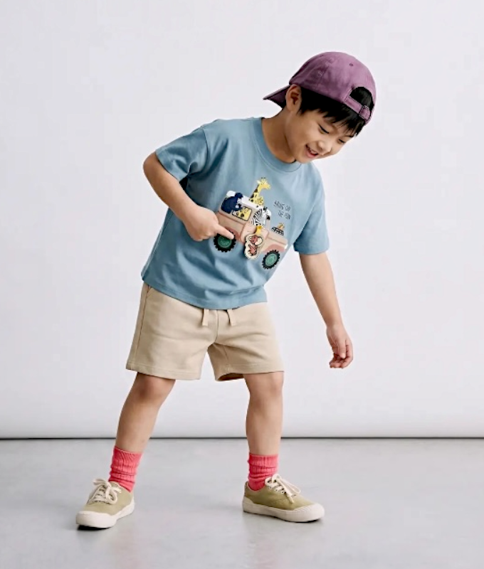 Erkek Çocuk Yazlık Alt Üst Şort Tshirt Takım / 6-7 Yaş